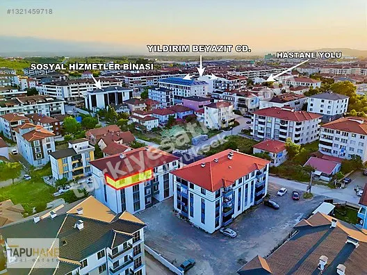 TAPUHANE'DEN SIFIR 2+1 GÜNEY CEPHE KAPALI MUTFAK DAİRE