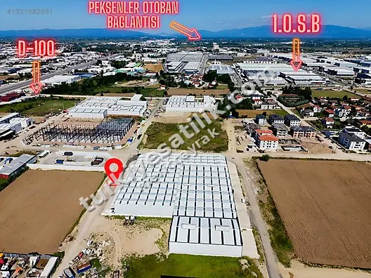 MERİÇ ÇAYRAK GAYRİMENKUL'DEN 1 OSB YANI HANLI'DA 300 M2 İŞ YERİ
